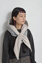 画像をギャラリービューアに読み込む, MELTON HOOD SHAWL/BEG