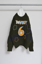 画像をギャラリービューアに読み込む, GAME SH PATCH KNIT P/O_FLOWER