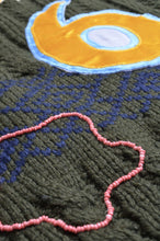 画像をギャラリービューアに読み込む, GAME SH PATCH KNIT P/O_FLOWER