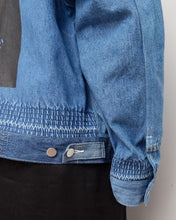 画像をギャラリービューアに読み込む, PANEL DENIM BLOUSON/毎日だ/02 size B
