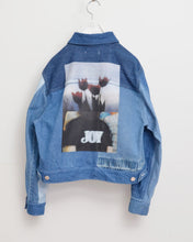 画像をギャラリービューアに読み込む, PANEL DENIM BLOUSON/JOY/01 size A

