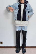 Load image into Gallery viewer, DENIM * MELTON BLOUSON_NAVY_MIND GAME
