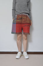 画像をギャラリービューアに読み込む, PNK FRINGE RUG SHORTS_02size
