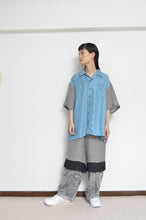 画像をギャラリービューアに読み込む, OPEN COLLAR SH_GRAY LINEN
