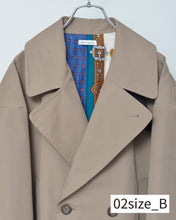 将图片加载到图库查看器，Flower charm pea coat / peach skin
