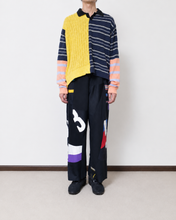 画像をギャラリービューアに読み込む, PANEL L/S POLO / SUMMER KNIT/02 size_B
