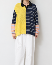 画像をギャラリービューアに読み込む, PANEL L/S POLO / SUMMER KNIT/02 size_B
