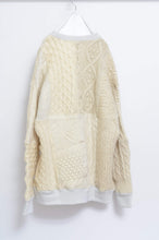 画像をギャラリービューアに読み込む, SWITCHING KNIT P/O（FISHERMAN&#39;S SWEATER)_MIND GAME_02
