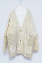 画像をギャラリービューアに読み込む, SWITCHING KNIT C/D（FISHERMAN&#39;S SWEATER)_GREEN_01
