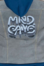 Load image into Gallery viewer, your right things in 代官山 蔦屋書店 出品中〜11/3まで:DENIM * BACK PILE HOODIE/BLUE/MIND GAME
