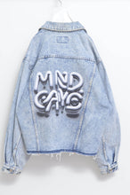 Load image into Gallery viewer, DENIM * MELTON BLOUSON_NAVY_MIND GAME
