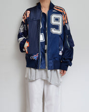 Load image into Gallery viewer, CUT UP MA-1 / FOOTBALL T / BLUE / 01size
