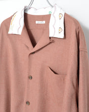 将图片加载到图库查看器，Tablecloth collar fringe shirt / bishu wool_B
