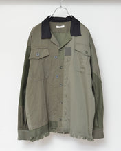 画像をギャラリービューアに読み込む, FRAGMENT MILITARY SHIRT (YIN &amp; YANG SLEEVE)/01 size
