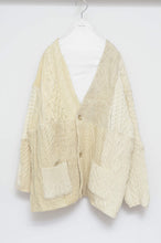 Load image into Gallery viewer, SWITCHING KNIT C/D（FISHERMAN&#39;S SWEATER)_YELLOW_01
