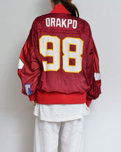 Load image into Gallery viewer, CUT UP MA-1 / FOOTBALL T / RED / 01 size
