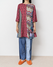 画像をギャラリービューアに読み込む, Mixed pattern panel dress_A
