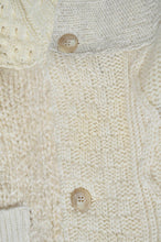 Load image into Gallery viewer, SWITCHING KNIT C/D（FISHERMAN&#39;S SWEATER)_YELLOW_01
