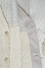 Load image into Gallery viewer, SWITCHING KNIT C/D（FISHERMAN&#39;S SWEATER)_YELLOW_01
