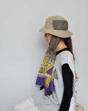 Load image into Gallery viewer, DROOPY SCARF BUCKET HAT / BEIGE
