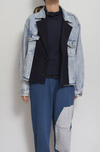 Load image into Gallery viewer, DENIM * MELTON BLOUSON_NAVY_MIND GAME
