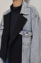 Load image into Gallery viewer, your right things/BONUS TRUCK出品中12/7まで:DENIM * MELTON BLOUSON_NAVY_MIND GAME
