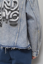 Load image into Gallery viewer, DENIM * MELTON BLOUSON_NAVY_MIND GAME
