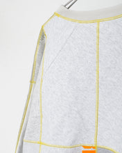 画像をギャラリービューアに読み込む, Panel sweat pullover contrast stitch / 02size_D
