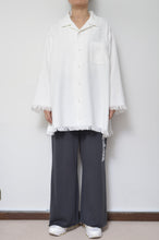 画像をギャラリービューアに読み込む, WHT FRINGE RUG L/S SH_02size_B
