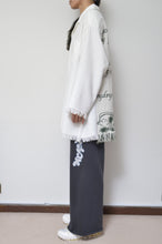 画像をギャラリービューアに読み込む, WHT FRINGE RUG L/S SH_02size_B
