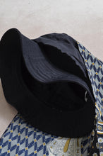 画像をギャラリービューアに読み込む, SCARF DROOPY CAP BAGUETTE HAT / BLK
