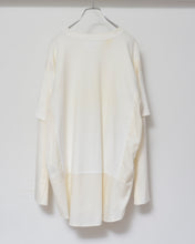 Load image into Gallery viewer, Fake layered T-shirt / WHITE_B

