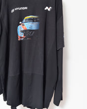 Load image into Gallery viewer, Fake layered T-shirt / BLACK_A
