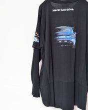 Load image into Gallery viewer, Fake layered T-shirt / BLACK_A
