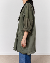 이미지를 갤러리 뷰어에 로드 , FRAGMENT MILITARY SHIRT (YIN &amp; YANG SLEEVE)/02 size_A
