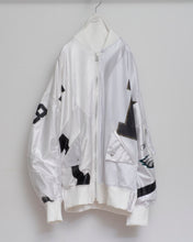 画像をギャラリービューアに読み込む, CUT UP MA-1 / FOOTBALL T / WHT / 02 size
