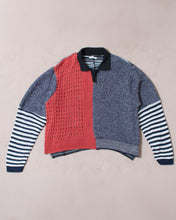 画像をギャラリービューアに読み込む, PANEL L/S POLO / SUMMER KNIT/02 size_A
