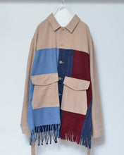 이미지를 갤러리 뷰어에 로드 , Muffler short blouson / Beige_B
