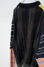 画像をギャラリービューアに読み込む, PANEL L/S POLO / SUMMER KNIT/02 size_B
