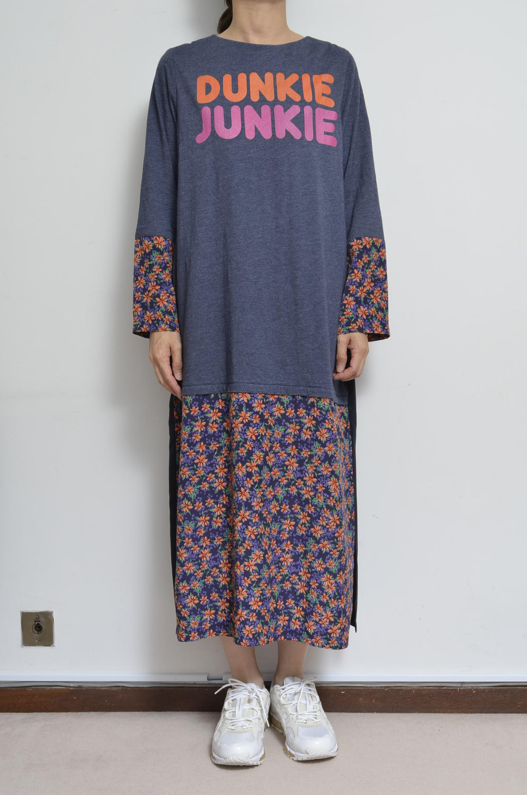 T FLORAL LONG OP/DARK/00 size