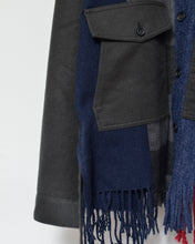 将图片加载到图库查看器，Muffler short blouson / Charcoal_B

