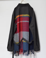 将图片加载到图库查看器，Muffler short blouson / Charcoal_B
