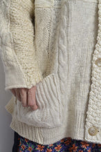 画像をギャラリービューアに読み込む, SWITCHING KNIT C/D（FISHERMAN&#39;S SWEATER)_GREEN_01
