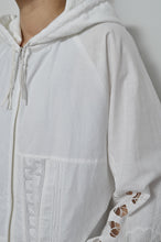 画像をギャラリービューアに読み込む, TABLE CLOTH ZIP-UP HOODIE/WHT/02 size_002
