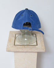 将图片加载到图库查看器，Flower eyelet cap / Blue
