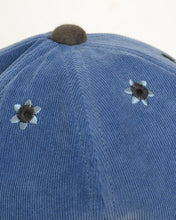 将图片加载到图库查看器，Flower eyelet cap / Blue

