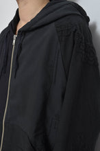 Load image into Gallery viewer, TABLE CLOTH ZIP-UP HOODIE/BLK/01 size_001
