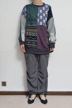 Load image into Gallery viewer, SWITCHING KNIT P/O（COSBY SWEATER)_01
