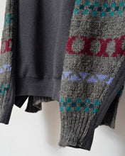 將圖片載入圖庫檢視器 Sweat × knit switch pullover_I
