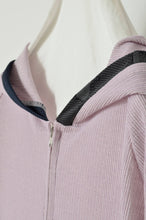 画像をギャラリービューアに読み込む, RIB ZIP-UP HOODIE_01 size/PNK

